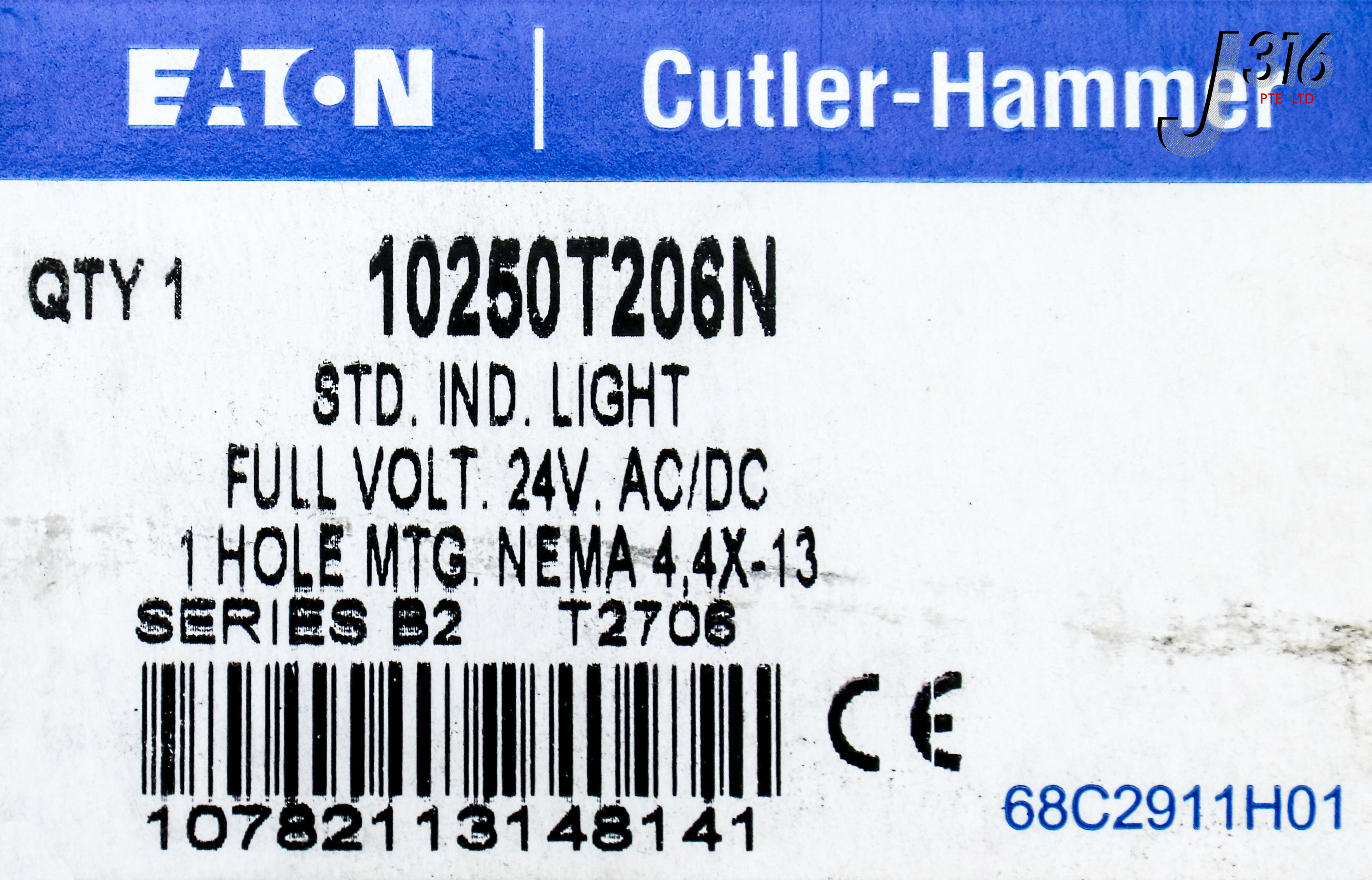 ② 23876 EATON CUTLER-HAMMER STD INDICATOR LIGHT (NEW) 10250T206N | eBay